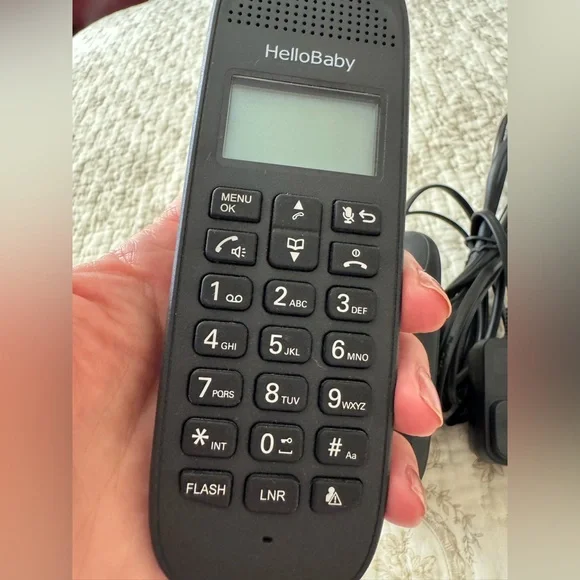Hello Baby Black Cordless Telephone 🦋 - Picture 6 of 7